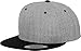 Flexfit Unisex Czapka z Daszkiem Classic Snapback, Szary/Czarny, Jeden Rozmiar