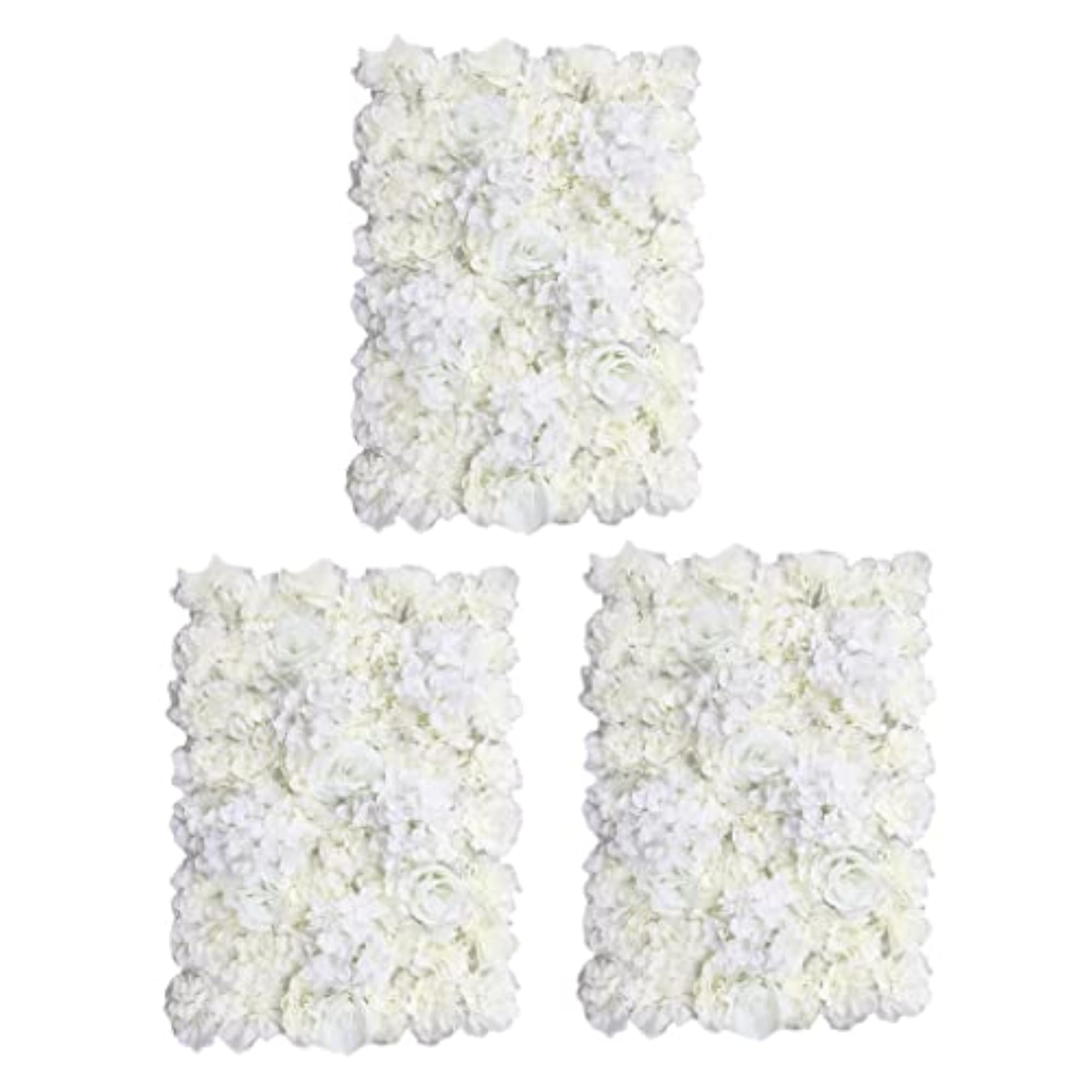 3 Pieces Artificial Flower Wall Wedding Decor
