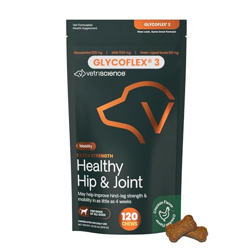 VetriScience Extra Strength Healthy Hip & Joint Chews, GlycoFlex ...