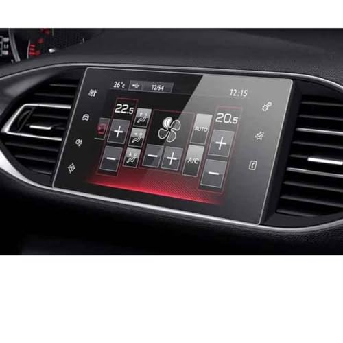 Film protecteur pour Peugeot 308 2014-2018 écran tactile LCD 9.7 pouces protection verre anti-rayures