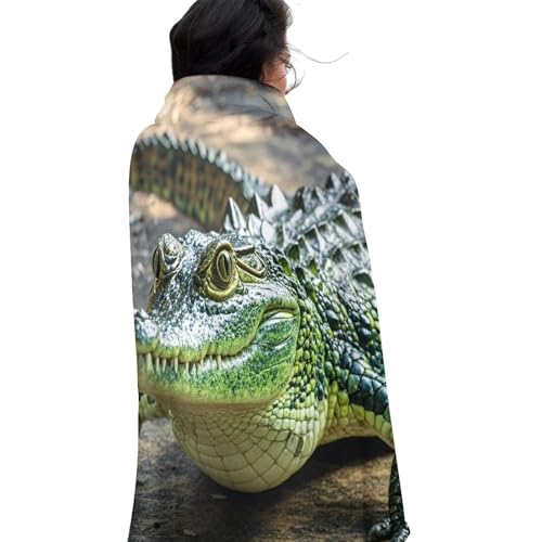 Couverture douce imprimée vert pour vos soirées cocooning - 5