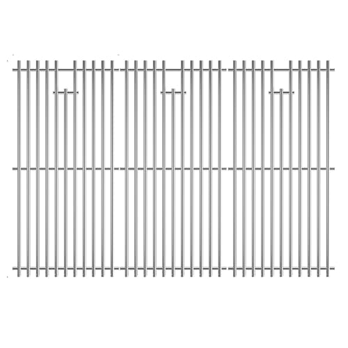 16 15/16" Grill Grates for Charbroil Advantage 4 Burner 463344116 463343015 463344015 463240015 463340516, Stainless Steel Cooking Grids Replacement Parts for Charbroil G460-0500-w1, G530-b700-w1