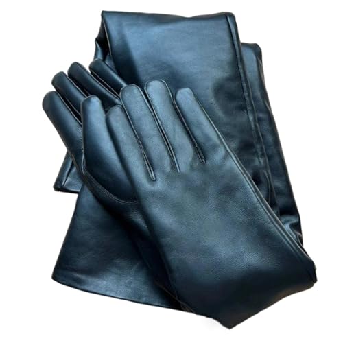 Guantes de motocicleta en piel de oveja Kelsiop con forro extra grueso para ruta