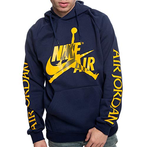 Michael Jordan Jumpman Classics Fleece Pull Over Hoodie Mens BV6010-451 Size 2XL