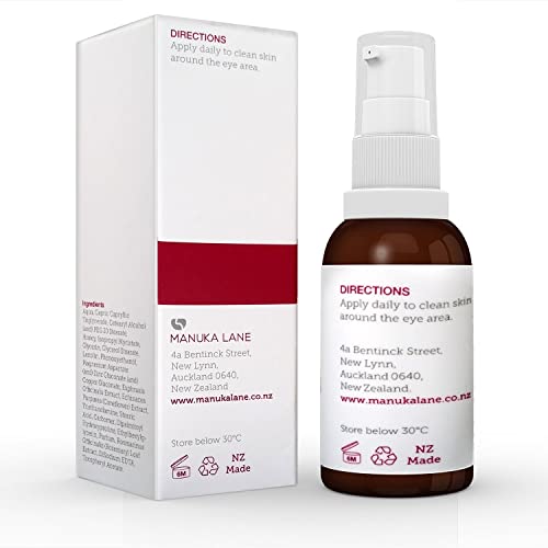 Manuka Lane Natural Eye Cream Moisturizer with Manuka Honey, Eyebright, Vitamin E, and Lanolin – Nature’s Most Powerful Defense Against Dark Circles Under-Eye Bags, Dark Circles and Puffiness - Image 5