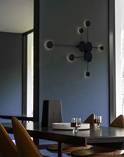 LED Lampada da Parete Ruota di 360°, Luce a Muro a...