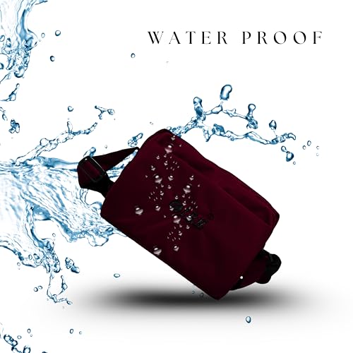 Image of I. B. H IBH Stylish Sling Bag for Men & Women CrossBody small Passport Travel side massanger one strap shoulder bag With Antitheft pocket also Waterproof Durable Adjustable