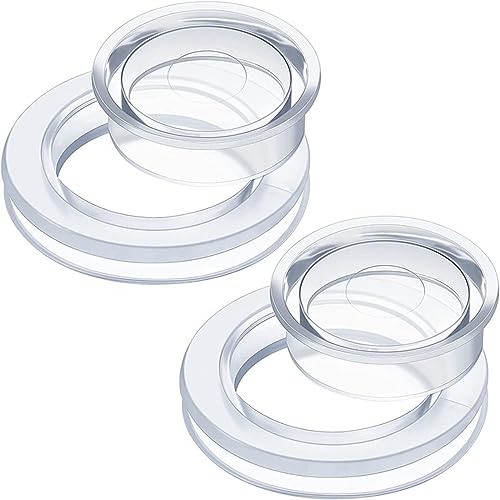 SHOKHI 2Pcs Garden Table Parasol Umbrella Hole Plug Cap Desk PVC Round Cable Hole Cover for Glass Outdoors Patio Table Accessories