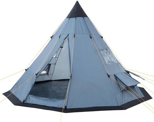 CampFeuer Tienda de Campaña Tipi Spirit | 4 Personas | Columna de...