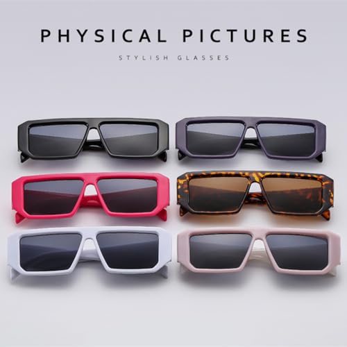 Lunettes de soleil rose rétro grand cadre carré mode cyclisme protège les yeux