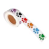 Buona qualità, ideale per attività a tema zampa di cane, può essere attaccato a palloncini, carte, pacchi, confezioni regalo.