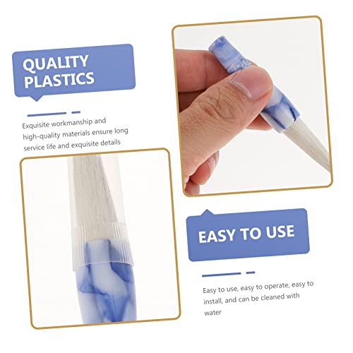 Tofficu 8 Peças Cabeça De Pincel Cabeça De Desenho De Pincel Pincéis De Aquarela Cabeça De Caneta De