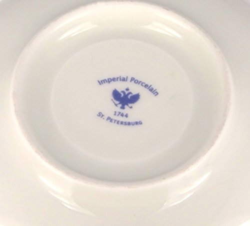 Lomonosov Porcelain Tea Cup And Saucer Spring Arches 7.8 Oz/230 Ml #TOP4