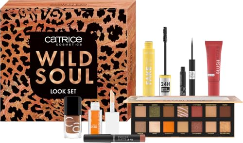 Catrice Cosmetics Wild Soul Look Set, Multi Set, Mehrfarbig, volumengebend, Färbeeffekt, mit Ölen, glänzend, schimmernd, acetonfrei, vegan, ohne Mikroplastikpartikel, glutenfrei, 1er Pack