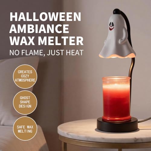 OWBEFERY Ghost Candle Warmer Lamp, Halloween Decor - image 6