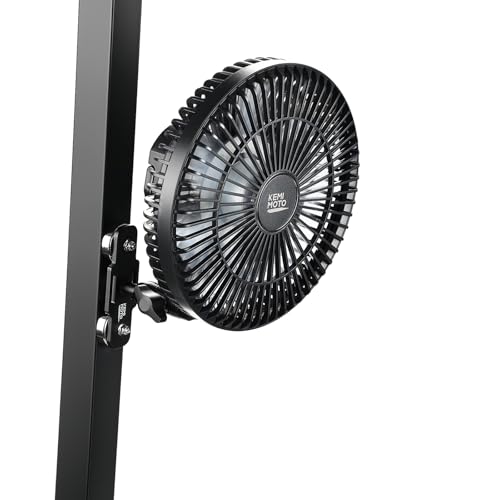 KEMIMOTO Magnetic Golf Cart Fan UTV Fan with 3 Light