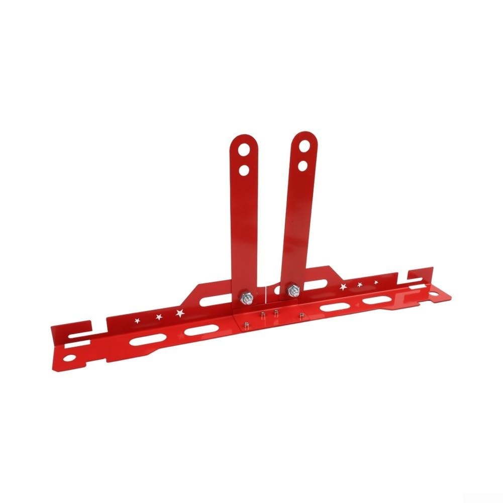 Strumento pesante per la misurazione dell'asse, strumento di regolazione per caduta degli pneumatici senza smontaggio delle pinze del freno, per Jeep camion SUV per dadi da 14 mm e 16 mm (rosso)
