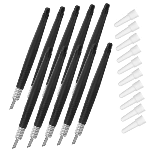 DIYEAH 10 Piezas Buril De Tallado De Madera De Herramientas Para Esculpir Cortador Para Tallar Mano Herramientas Para Tallar Madera Buril Para Cortar