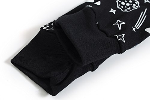 Boys Pajamas Space-Glow-In-The-Dark Toddler Clothes Kids Pjs Sleepwear Shirts Size 14 Black #TOP6