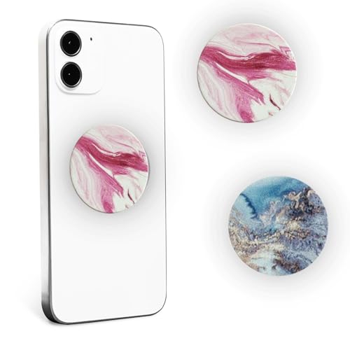 2 Pack Phone Ring Holder Grips,Multi-functional Phone Accessories with Foldable Stand and Finger Holder,Compatible with Smartphones and Tablets,Ring Holder for Phone Case (sea-wave)