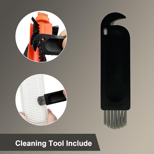 HoHumoca Ersatzteile Zubehör für Xiaomi Mi Robot Vacuum Mop 2S/ Mop Pro/Mop P/ STYJ02YM, Ersatzteile für Xiaomi Robot Vacuum S12/ S10 EU, 1 Hauptbürste, 2 HEPA Filter, 2 Wischtücher, 4 Seitenbürste
