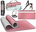 KESSER® Gymnastikmatte mit Tragegurt rutschfest TPE Yogamatte Gepolstert & rutschfest Fitnessmatte, 183 x 61 Trainingsmatte für Fitness Sportmatte, Pilates & Gymnastik + Tragegurt & Tasche, extradick