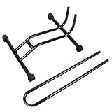 Color: Wss - Negro Soporte Biciletas Piso Deporte Ciclismo Bicicleta Individual Piso Aparcamiento Repisa Almacenamiento Garaje Soporte para Sostener
