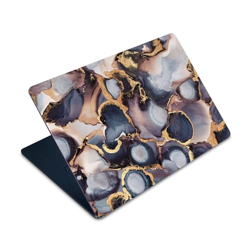 Skin vinyle pour MacBook Air 15 M2 2023 motif ébène et paillettes