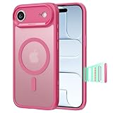 ESR for iPhone Air Case, Camera Control, Compatible with MagSafe, Shockproof Military-Grade Protection, Magnetic Phone Case for iPhone 17 Air Case, Frosted Pink