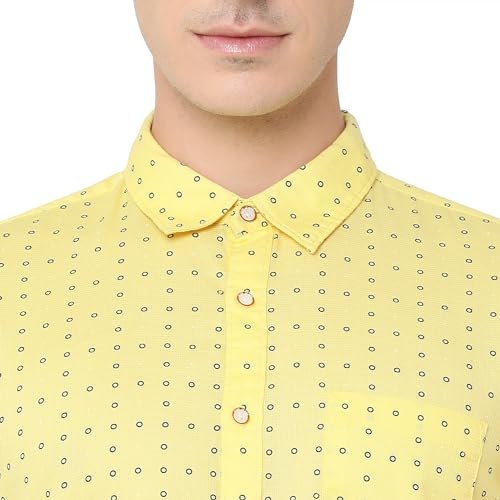 Image of Pepe Jeans Men's Casual Shirt | Trendy Printed Shirt for Men| Regular Fit | Full Sleeve | Available in Plus Size, Cotton