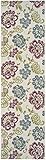 Couristan Dolce 4078/7439 Runner, 2-Feet 3-Inch by 7-Feet 10-Inch, Tivoli/Ivory-Multi