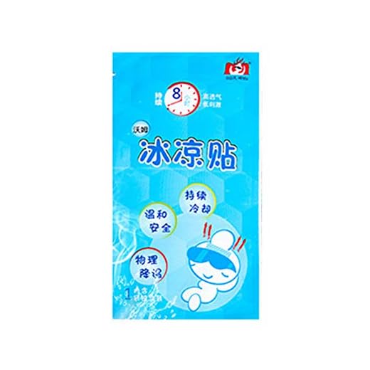 1 parche de gel de refrigeración para fiebre de verano con almohadillas de gel relajantes para niños y adultos