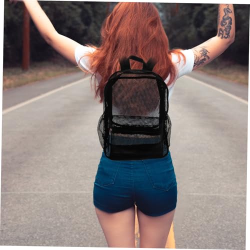 Mochila Deportiva de Malla Transpirable Beavorty Negra miniatura 5