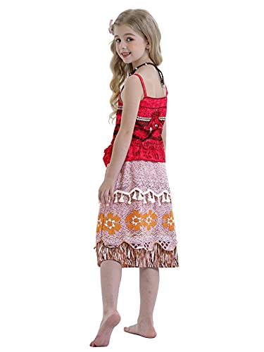 Image of WonderBabe Little Girls Adventure Costumes Skirt Set Princess Dress Up Hallowee Outfit Kids Fancy Birthday Party Dress