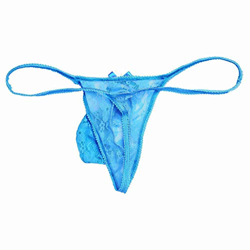 Stylish Men's G-String Underwear Lace Mesh Pattern T-Back Panties Men Hollow out Silk Lingerie Sexy Thongs Underpant4