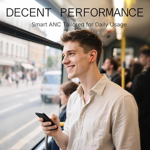 undefined CMF Buds 2a Wireless Earbuds 2025 New Active Noise Cancelling 42dB Hybrid ANC Bluetooth Headphones, 12.4mm Dynamic Driver for Big Bass, 4 Mics Clear Calls, Sport Ear Buds for iPhone, Android, Orange の商品画像 2