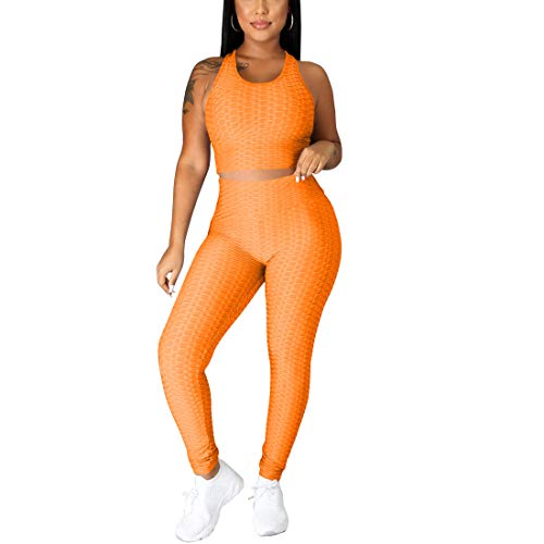 Image of Nimsruc Workout Sets For Women 2 Piece Outfits Sexy Summer Sweatsuits Jogging Suits Casual Bodycon Tracksuits