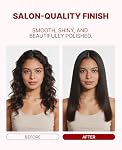 Glampalm Redresseur de cheveux - 1" Fer plat en céramique, 11 Paramètres de chaleur (220°–450°), rapide 25s Chauffe-toi, l'outil de styling de salon no 1 de Corée avec 3D Corde pivotante & Double tension, noire (GP201)