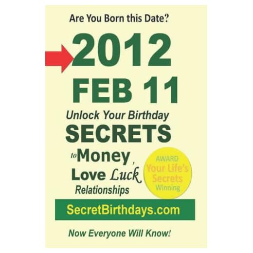 Born 2012 Feb 11? Your Birthday Secrets to Money, Love Relationships Luck: Fortune Telling Self-Help: Numerology, Horoscope, Astrology, Zodiac, Destiny Science, Metaphysics