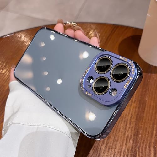 Coque transparente iPhone 14 Pro protégeant objectif des rayures et chocs