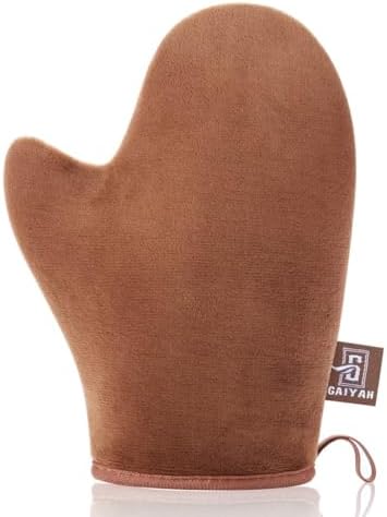 GAIYAH Self Tanning Mitt Applicator Self Tanner Mitt Applicator Tanning Mitts Self Tanner With Thumb Ultra Soft Tanning Glove For Self Tan Mitt