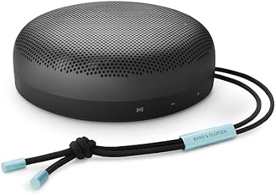 Bang & Olufsen Beosound A1 (2.ª Gen) Altavoz Bluetooth Inalámbrico Portátil Resistente al Agua y al Polvo con Sonido de 360 Grados, Alexa y Speakerphone, hasta 18 Horas de Batería - Oxygen