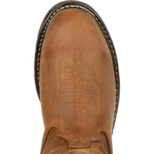 Image of ROCKY Men's Original Ride Branson Steel Toe Waterproof Western Boots