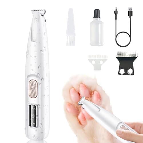 Dog Paw Trimmer,2025 Upgrades Dog Paw Trimmer with LED Light,18 m...