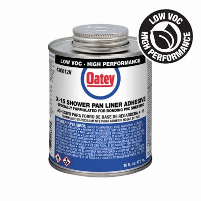 Oatey X-15 Green Solvent Cement for PVC 16 oz