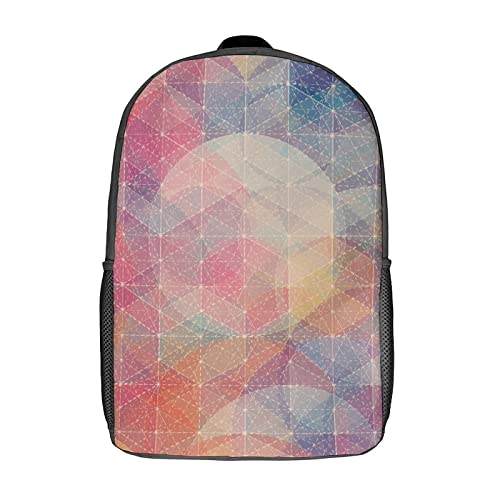 Sac à dos scolaire artistique 17" idéal pour les cours et escapades