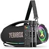 YEAHBOX X-Boom X Altavoz Bluetooth Portátil para Fiestas con Doble Micrófono, 200W Pico 2