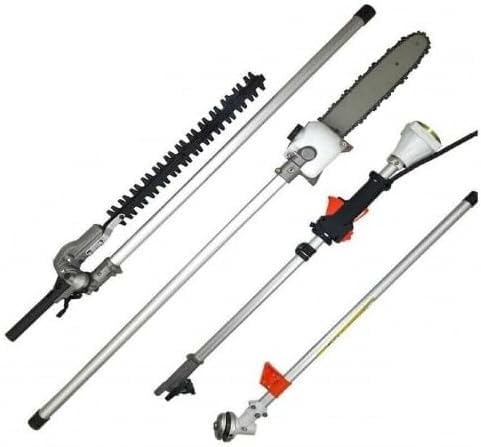 Aste per Tagliaerba 4in1 Multifunzione Troncarami Tagliasiepe Motosega, aste di Ricambio Senza Motore con Attacco Asta Diametro 26 e innesto a 9 Righe