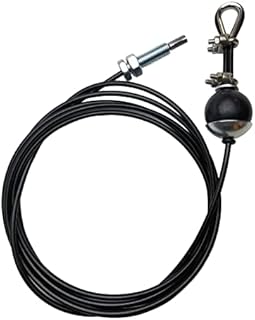 LFJ Fitness Steel Cable, Heavy Duty Steel Wire LAT and Lift Pulldown Pulley System Home Gym Cable Accessories
