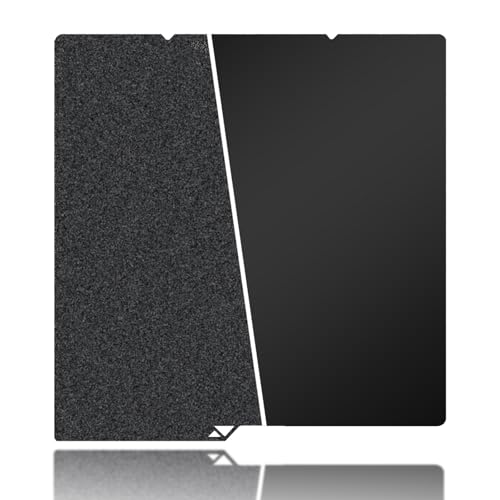 Image of 264x276mm Black Build Plate Double Sided Textured PEI+Smooth PEI Flexible Removable Spring Steel Heated Printing Bed Platform for Anycubic Kobra S1 / Kobra X /Kobra 4 3D Printer